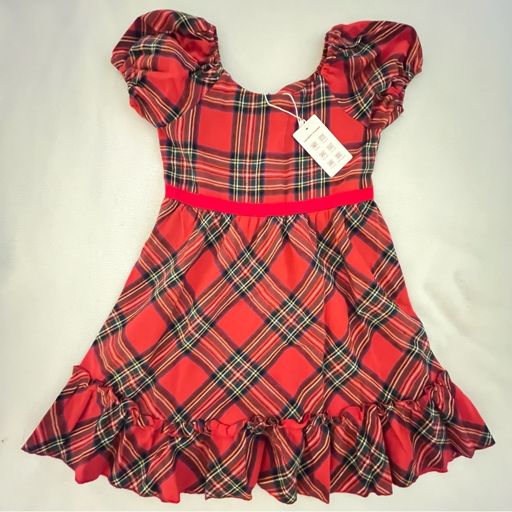 Christmas Plaid A-line Dress - Picture 9 of 9